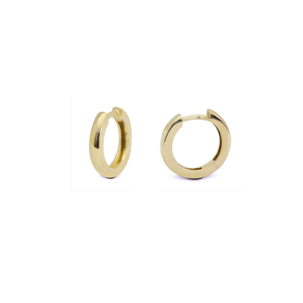 Arracadas HG 14X2.5MM 2.9gr. 14KY