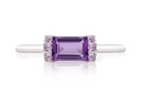 ANILLO LAS FLORES -AMATISTA 6-AMATISTA/ROSA 18KW