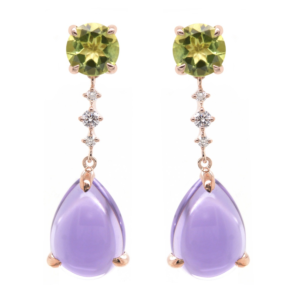 ARETES WATER  AMAT/PERIDO 6B6P  2.60 18KR