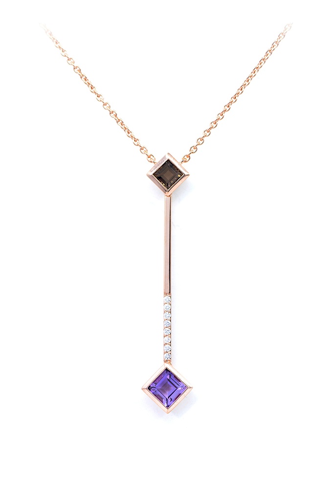 GARGANTILLA PURE LOVE AMETHYST B6P 6.30 18KR