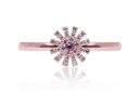 ANILLO MARGHERITA AMATISTA B12P 2.80 18KR