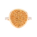 ANILLO SUN CITRINO B9P HSI 6.5gr ORO AMARILLO/BLANCO 18K
