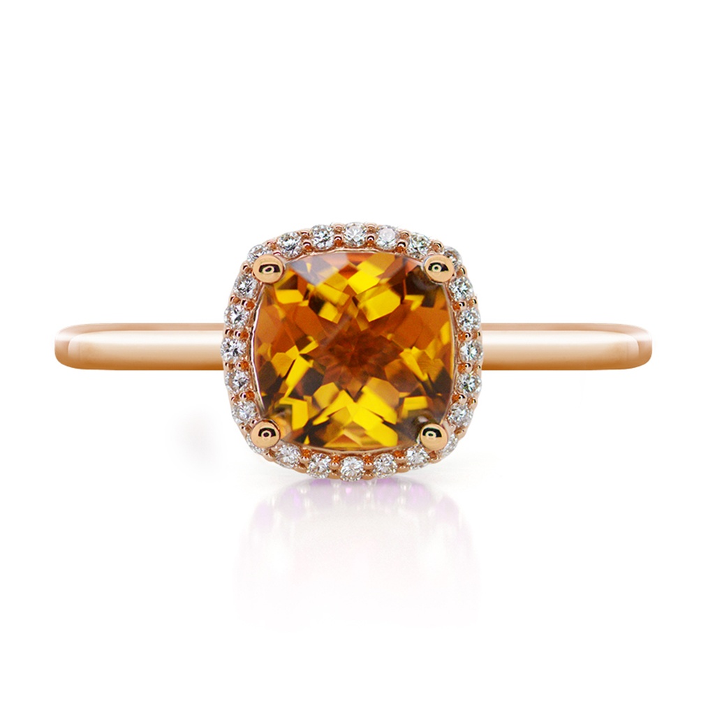 Anillo BERRY - Oro 18k amarillo - citrino