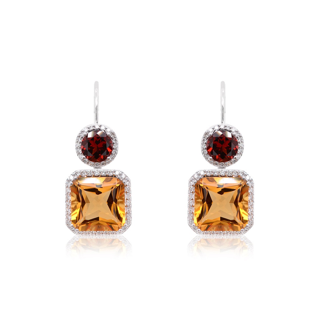 ARETES CITRINO/GRANATE B51P G/SI 4.89 18KW