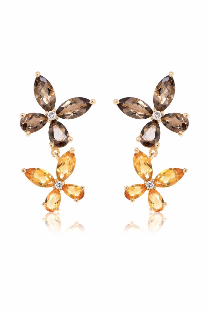 ARETES LA NOVIA  CIT-SMO QZ B9P  5.80 18KY