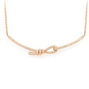 GARGANTILLA LOVE KNOT B50P GVS 18KY 40/45cm