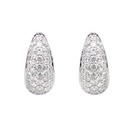 ARRACADAS PAVE-CONICA B52P GVS 4.0gr 18K BLANCO