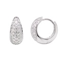 ARRACADAS PAVE-CONICA B52P GVS 4.0gr 18K BLANCO