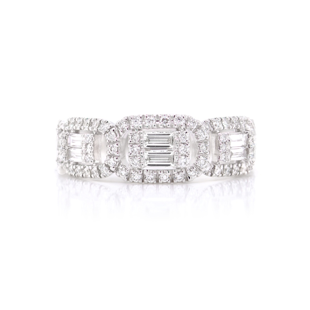ANILLO ICEBERG B+BG55P GVS 18K BLANCO