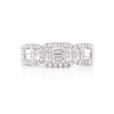 ANILLO ICEBERG B+BG55P GVS 18K BLANCO