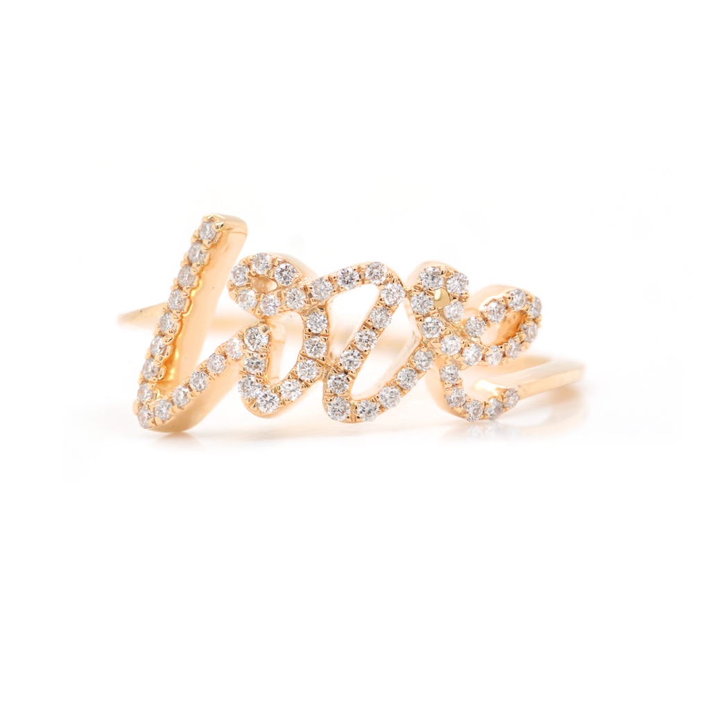 ANILLO LOVE 60B21P GVS 2.5gr. ORO AMARILLO 18K