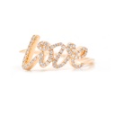 ANILLO LOVE 60B21P GVS 2.5gr. ORO AMARILLO 18K