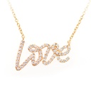 GARGANTILL LOVE 60B25P GVS 2.8gr ORO AMARILLO 18K