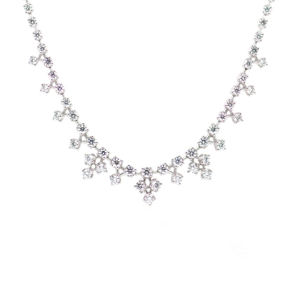 Gargantilla Genesis "CONSTELACION" - oro 18k blanco  50B105P GVS