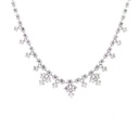 Gargantilla Genesis "CONSTELACION" - oro 18k blanco  50B105P GVS