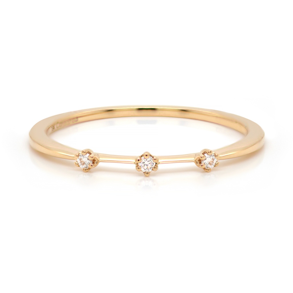 ALIANZA ESTACIONES 3B3P GVS 1.0gr. ORO AMARILLO 18K