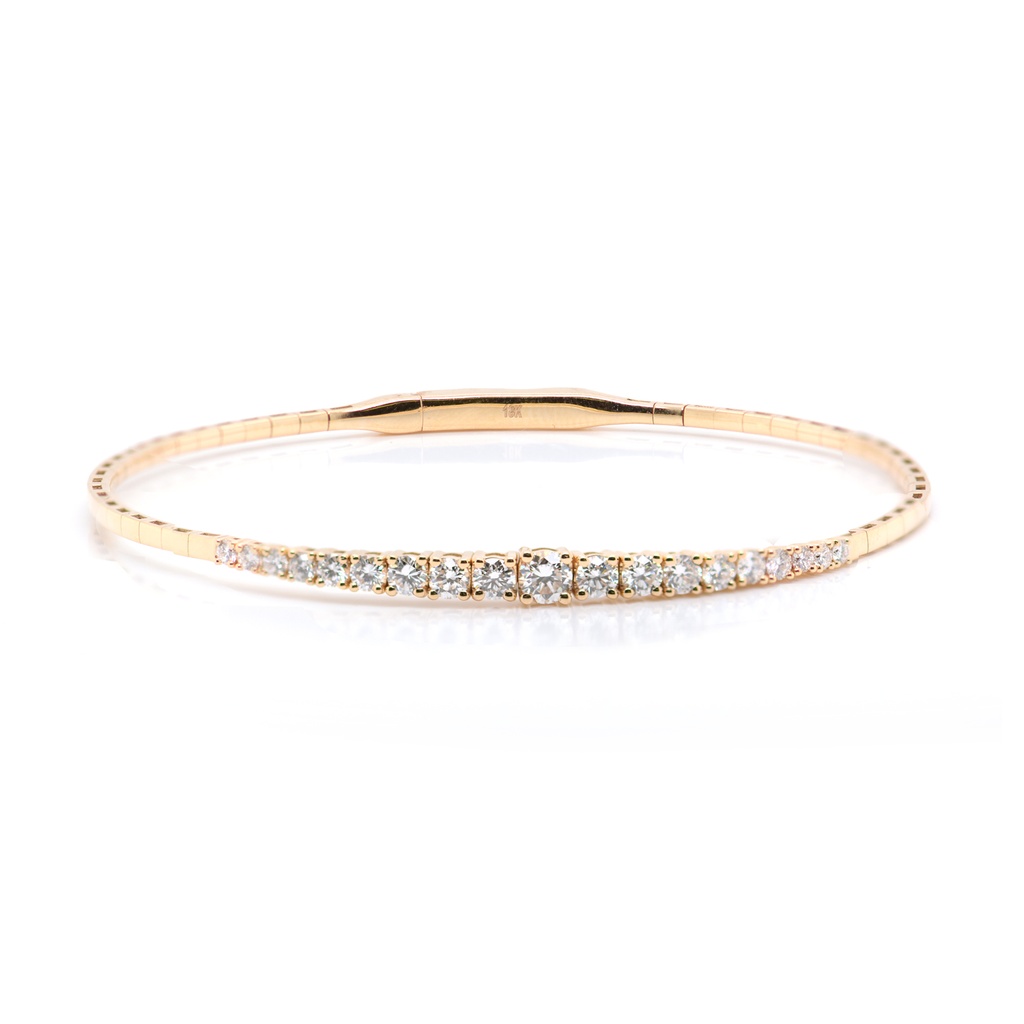 BRAZALETE TENNIS 19B93P GVS 8.5gr. ORO AMARILLO 18K