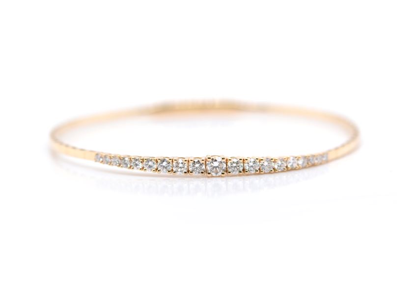 BRAZALETE TENNIS 19B93P GVS 8.5gr. ORO AMARILLO 18K