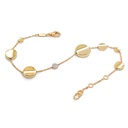 Pulsera CHIMENTO "ARMILLAS GLOW" - 0.05ct-DIAMANTES 19cm 3.30gr Oro Amarillo 18K