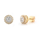 Aretes “ENCANTO“ - 58-DIAMANTES 0.51ct 2.8gr. ORO AMARILLO 18K