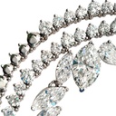 GARGANTILLA Masterpiece LUZ DE AGAVE - 109-DIAMANTES 5.48ct 15.7gr. ORO BLANCO 18K