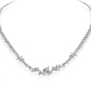 GARGANTILLA Masterpiece LUZ DE AGAVE - 109-DIAMANTES 5.48ct 15.7gr. ORO BLANCO 18K