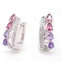 Aretes CROMATICA B14P MULTI GEMA 7.4gr 18KW