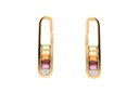 ARETES CROMATICA B6P MULTI-GEMA 8.2gr ORO AMARILLO/BLANCO 18K