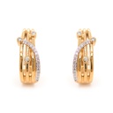 ARETES ASTRO B24P 8.1gr ORO AMARILLO/BLANCO 18K