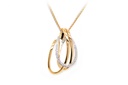 Dije SUNRISE B22P 4.9gr ORO AMARILLO/BLANCO 18K