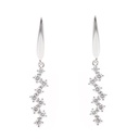 ARETES ICICLE B61P 3.8gr ORO BLANCO 18K