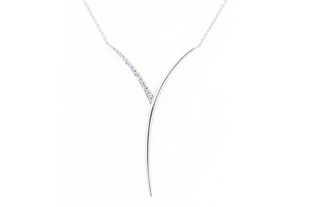 GARGANTILLA PURE LOVE B14P 7.4gr ORO BLANCO 18K