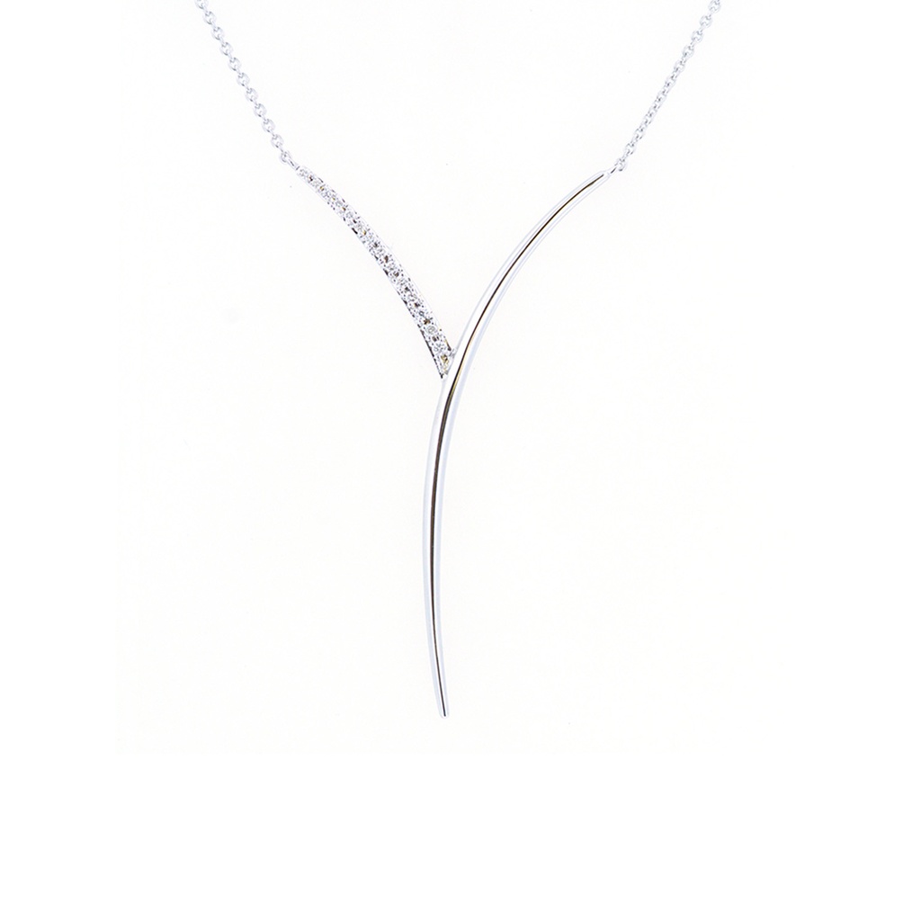 GARGANTILLA PURE LOVE B14P 7.4gr ORO BLANCO 18K