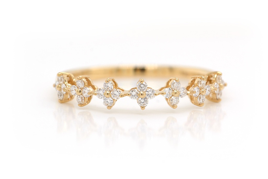 ALIANZA MAGNOLIA 28B24P GVS 1.3gr. ORO AMARILLO 18K