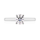 ANILLO ID.OVAL CORTE IDEAL 3/4ct Oro Blanco 18KW 