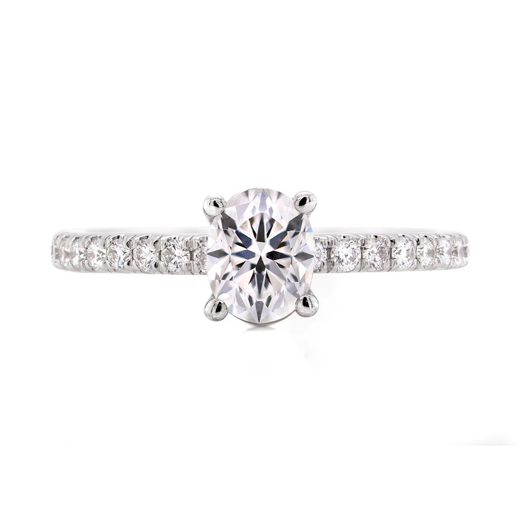 ANILLO LOVESTONE con Diamante OVAL 71P GSI1 AGS B37P TA 2.88 18KW
