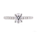 ANILLO LOVESTONE con Diamante OVAL 71P GSI1 AGS B37P TA 2.88 18KW