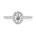 ANILLO ID.OVAL-3/4ct ISI2 GIA B29P TA 3.1gr 18KW