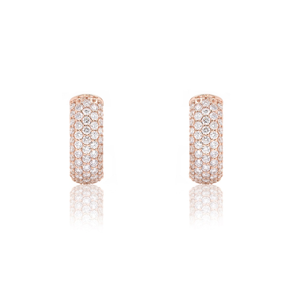 Aretes “PURE ELEGANCE“ - Oro 18k rosa - 11.82ct