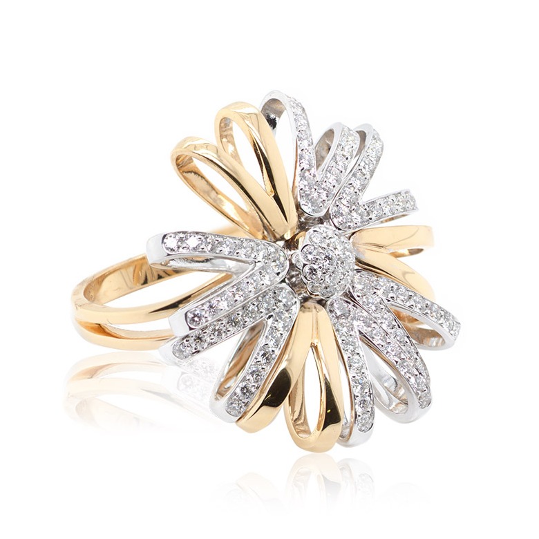 ANILLO SUNFLOWER OA/B B126P FSI 18KC 13.4