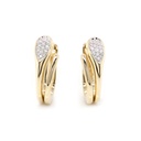 ARETES EDEN B14P 7.6gr ORO AMARILLO/BLANCO 18K