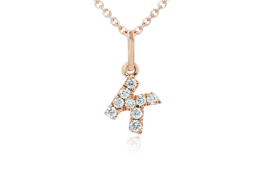 DIJE LETRA-K 9B7P 18KR 0.3