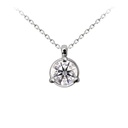 [CYC] GARGANTILLA “CENTRO DE MI UNIVERSO“ CDMU DIAMANTE LOVESTONE 1/4ct TEAMO 1.95GR ORO BLANCO 18K