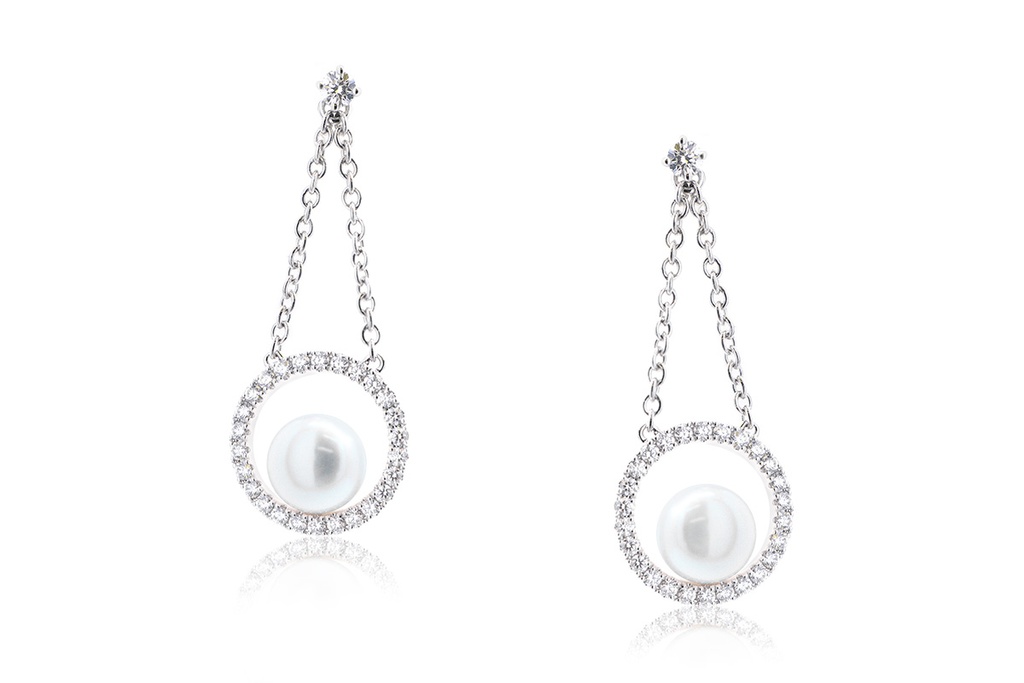 ARETES MIKIMOTO 6MM*A+ AKOYA 0.34CTTW 5.10 18KW