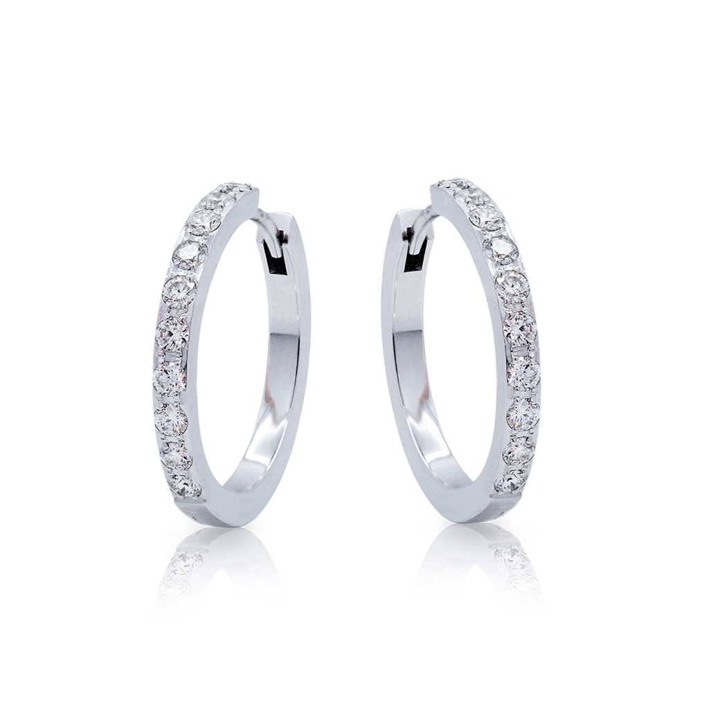 Arracadas PURE ELEGANCE HOOP B50P 5.5gr 18KW
