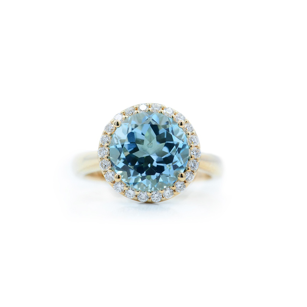 ANILLO SONNE TOPACIO-AZUL B33P 5.82 18KY