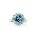 ANILLO SONNE TOPACIO-AZUL B33P 5.82 18KY