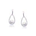 ARETES TAHITIAN PEARL B42P 5.1gr ORO BLANCO 18K