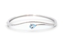 BRAZALETE BLUE/TOPAZ B33P HSI 16.1gr ORO BLANCO 18K