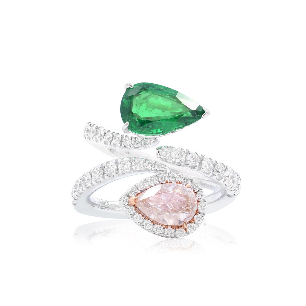 ANILLO Crossroads E191P B101P-BR B85P GIA 8.10 18KW